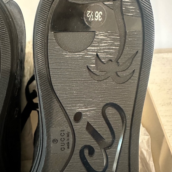 NIB GUCCI Monogram High TopSneakers Black - Picture 10 of 11